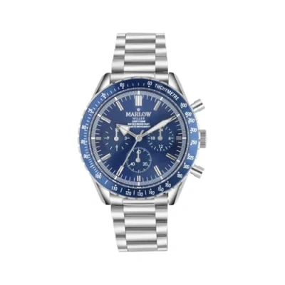 Afbeelding van Marlow Miller chronograaf horloge met stalen band