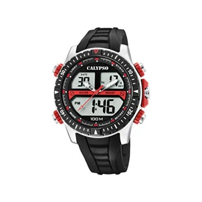 Afbeelding van Calypso Watches K5773/3 Herenhorloge, analoog, kwarts, met kunststof band, armband