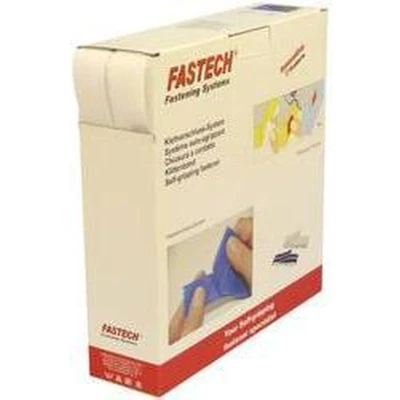 Afbeelding van FASTECH® B30 SKL000025 Klittenband Om vast te plakken Hotmelt Haak en lusdeel (l x b) 25000 mm 30 Wit 25 m