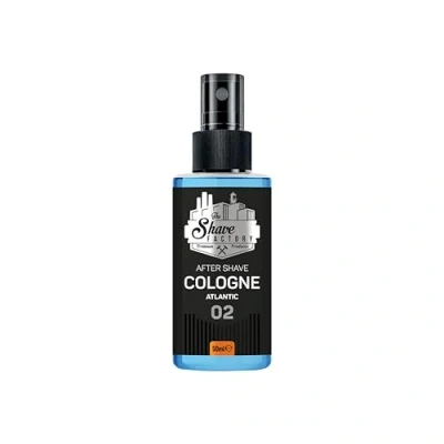 Afbeelding van The Shave Factory Aftershave Cologne een geurende essentie voor onberispelijke verzorging na het scheren langdurig gevoel van frisheid en comfort (50 ml, 02 Atlantic)