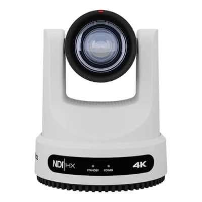 Afbeelding van PTZOptics Move 4K, a 3th Gen PTZ camera, 12X Optical Zoom white