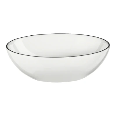 Afbeelding van ASA Selection Kommen A Table Ligne Noire ø 16 cm 4 Stuks