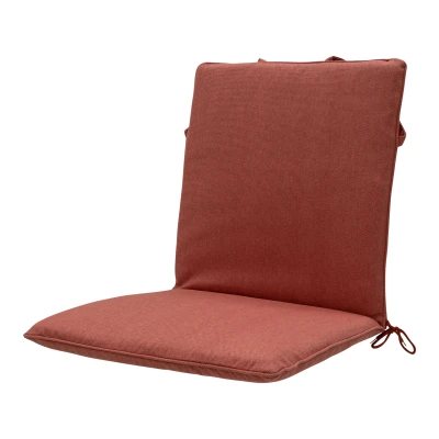 Afbeelding van Madison Stapelstoelkussen 97x49 Oranje Beige Recycled Canvas