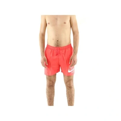 Afbeelding van Nike Performance Volley Slogo Solid Zwemshorts, Heren, Maat: Small, Bright crimson