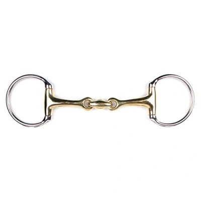 Image de Q essentials double jointed eggbutt snaffle Argentan