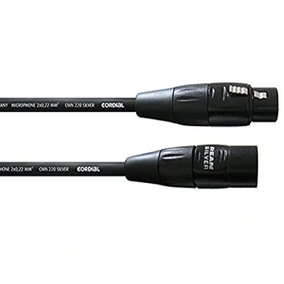 Afbeelding van Cordial CIM 0,5 FM XLR Verbindingskabel [1x bus 1x stekker] 0.50 m Zwart