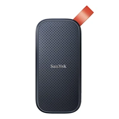 Image de Disque SSD externe portable SanDisk E30 USB 3.2 Gen 2 To Noir