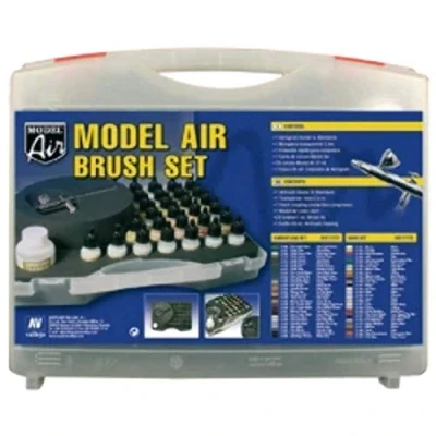 Afbeelding van Vallejo 71173 Camouflage Model Air Colors &amp; Airbrush Verf set