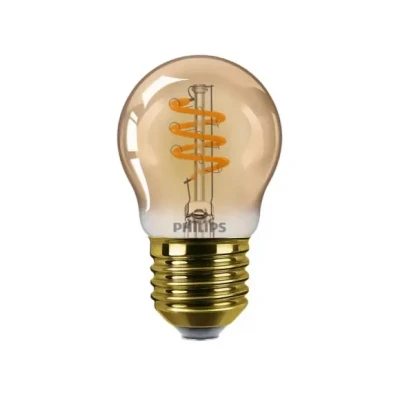 Afbeelding van Philips LED Kogellamp Spiraal Goud 25 W E27 Dimbaar extra warmwit licht
