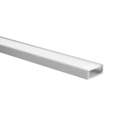 Afbeelding van LED strip profiel Felita aluminium extra laag 1m incl. melkwitte afdekkap