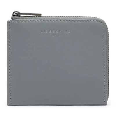Afbeelding van LIEBESKIND BERLIN Leren Kaarthoes Lou Calf Optic Nino Purse Grigio Grijs