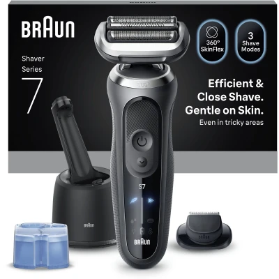 Afbeelding van Braun Series 7 Elektrisch Scheerapparaat SmartCare Center +1 Opzetstuk 72 G7200CC Grijs