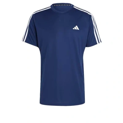 Afbeelding van adidas Train Essentials 3 Stripes Training Tee T shirt voor heren