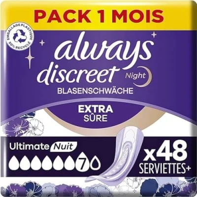 Afbeelding van Always, Incontinentie hygiëne, Discreet (48 x, Groot)
