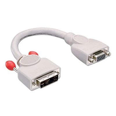 Afbeelding van DVI adapter LINDY 41222 Grijs Wit