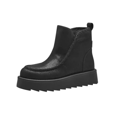 Afbeelding van Tamaris Snowboots, Dames, Maat: 39, Black metallic Textiel
