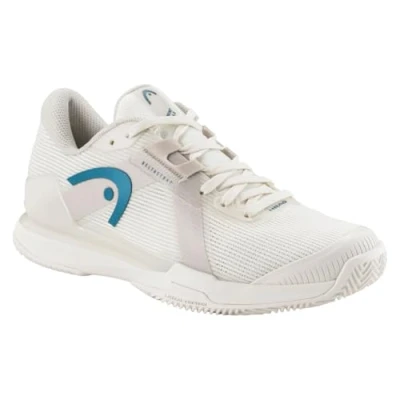 Afbeelding van Head Sprint PRO Tennisschoenen voor kleibanen, Dames, Maat: 38, Chalk white/twilight blue Textiel