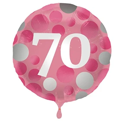 Afbeelding van Folat Folieballon Glossy Pink 70 45 cm