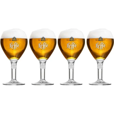 Afbeelding van Leffe Bierglas 330 ml 4 stuks