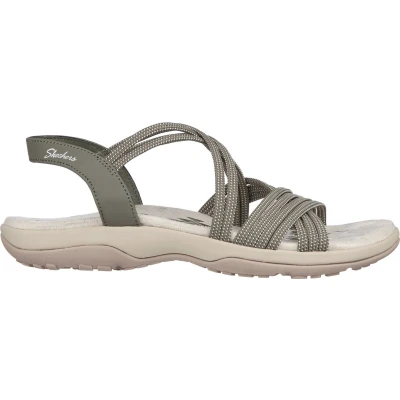 Afbeelding van Skechers Reggae TURN IT UP Outdoorsandalen, Dames, Maat: 36, Olive Textiel