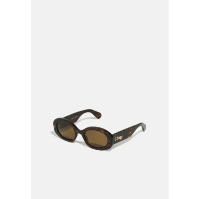 Afbeelding van CHLOÉ Zonnebril, Dames, Maat: 53, Havana/brown