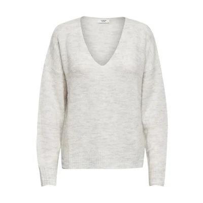 Afbeelding van JDY JDYELANORA L/S V NECK PULLO. KNT NOOS Dames Trui Maat XXL