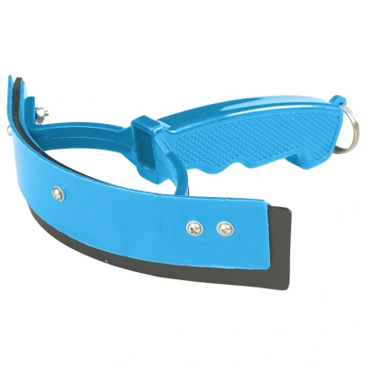 Afbeelding van Waldhausen Zweetmes Gebogen Kunststof Paardenverzorging 24x22 cm Azure