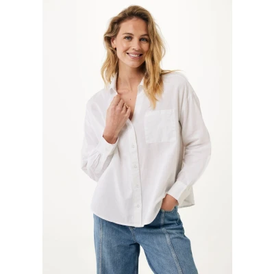 Afbeelding van Mexx Overhemdblouse, Dames, Maat: 34, White