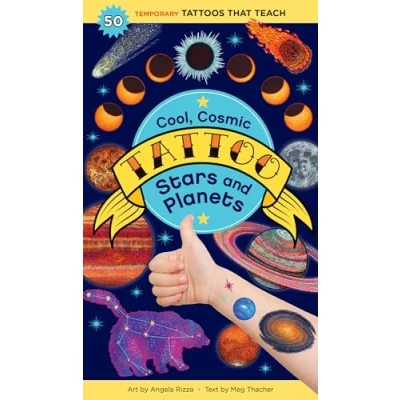 Afbeelding van Cool, Cosmic Tattoo Stars and Planets