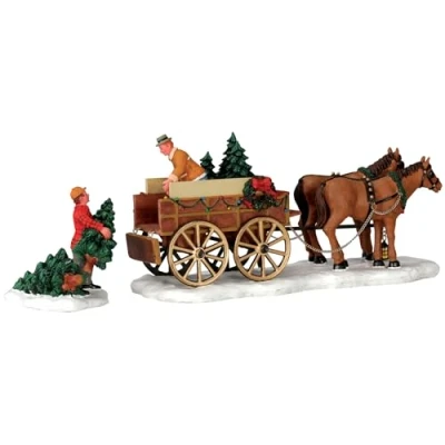 Afbeelding van Christmas tree wagon LEMAX