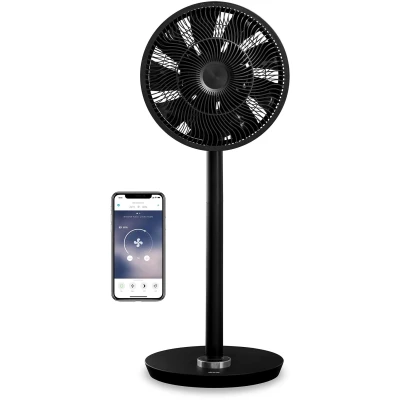 Afbeelding van Duux Whisper Flex Smart Verstelbare Ventilator, 88 Cm Hoog Zwart