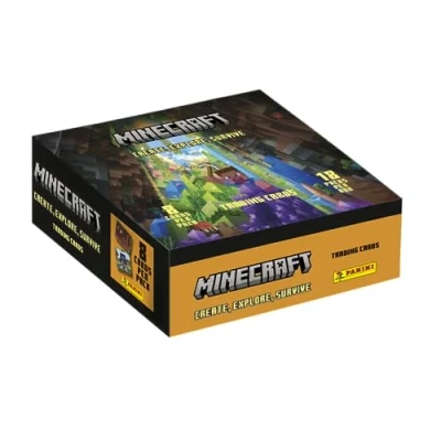 Afbeelding van Panini Minecraft Trading Cards 3 Create, Explore, Survival Box met 18 zakken, 004734BOX18F