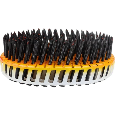 Afbeelding van Wovar Bolkop Rolnagels Zwart ARcoating 2.52.7 x 40 mm Rol 200 stuks