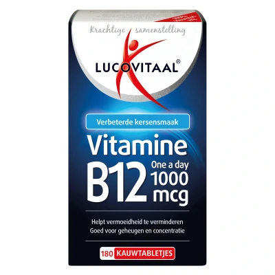Afbeelding van 3x Lucovitaal Vitamine B12 1000mcg 180 kauwtabletten