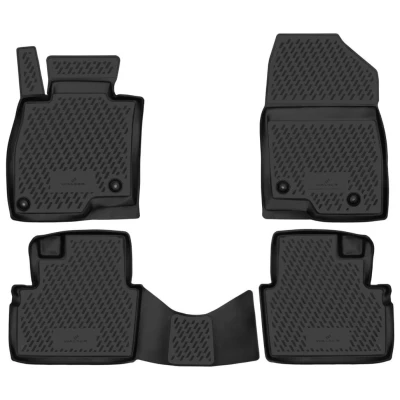Afbeelding van WALSER XTR 75187 Vloermatset Rubber voor en achter Zwart Op maat gemaakt