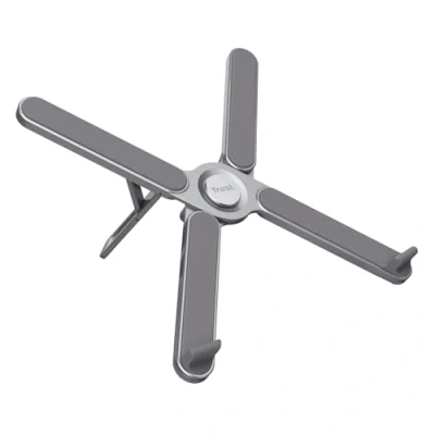 Image de Trust Macy Support pour ordinateur portable pliant, aluminium 17.3&quot; gris