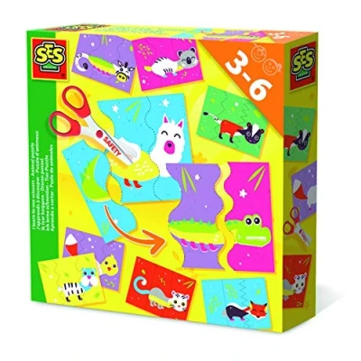 Afbeelding van Ik leer knippen Dierenpuzzel
