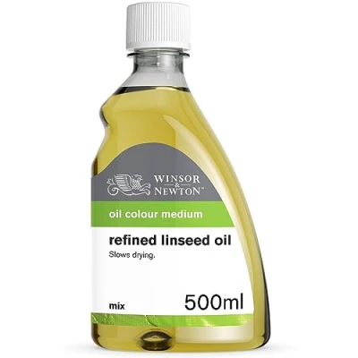 Afbeelding van Winsor &amp; Newton Geraffineerde lijnzaadolie 500 ml