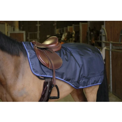 Image de EQUITHÈME Couverture de Marcheur Pro Series Tyrex 1680D Marin 140cm