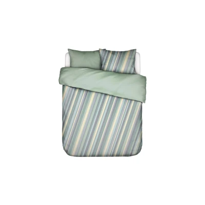 Afbeelding van ESSENZA Suzie Dekbedovertrek Subtle green Tweepersoons 200x200/220 cm