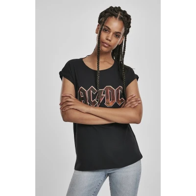 Afbeelding van AC/DC Voltage Logo Dames T shirt zwart M