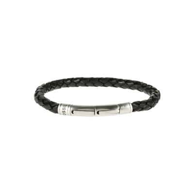 Afbeelding van Fossil heren Wikkelarmband van gevlochten leer JF00510797