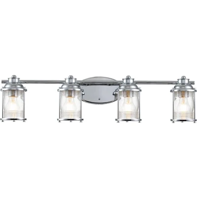 Afbeelding van Kichler LED Badkamerarmatuur Ashland Bay 4X E27 Max 60W IP44 Polished Chrome