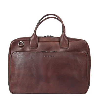 Afbeelding van Plevier Larry laptoptas 15.6 inch bruin.