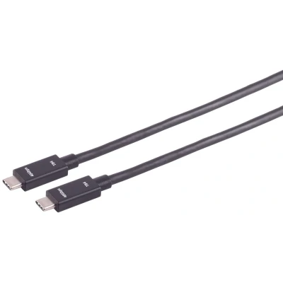 Afbeelding van UltraFlex USB C naar kabel USB4 (tot 40 Gbit/s) PD tot 100W video 8K 60Hz / zwart 2 meter