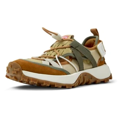 Afbeelding van Camper Drift Twins Sneakers laag, Dames, Maat: 39, Beige braun Leer