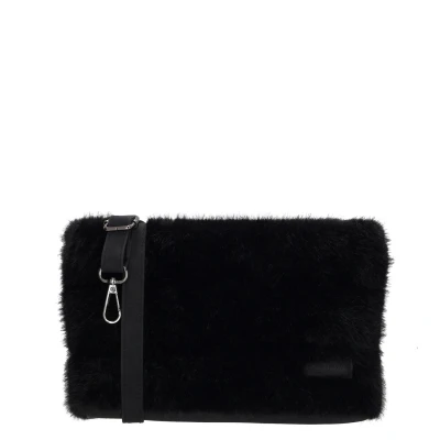 Afbeelding van Zebra Trends Emma Schoudertas Crossbodytas Bont Fur Zwart