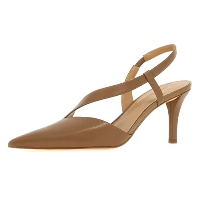 Afbeelding van Michael Kors Jaida Hoge hakken, Dames, Maat: 40, Husk Leer