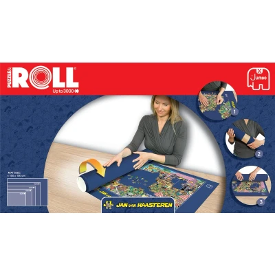 Afbeelding van Jan Van Haasteren Puzzel &amp; Roll Up Puzzelmat Tot 3000 stukjes