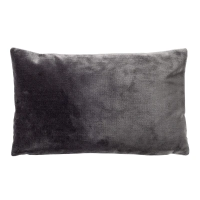 Afbeelding van Hoii CELESTE Sierkussen 30x50 cm Charcoal Gray Antraciet met duurzame kussenvulling